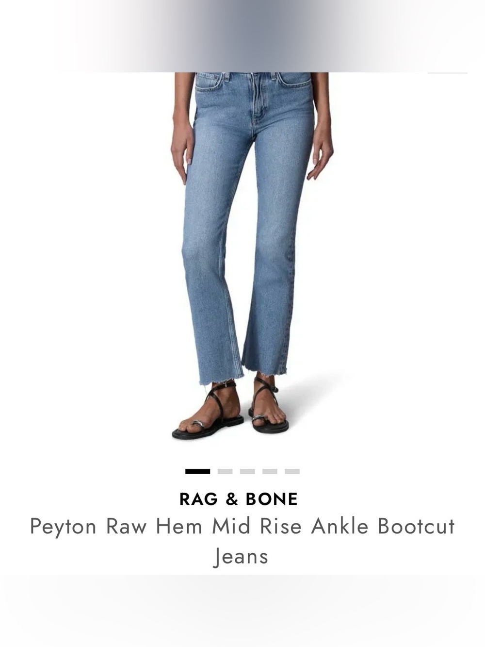 Rag & Bone Peyton Jeans in the Benson wash - Size 29